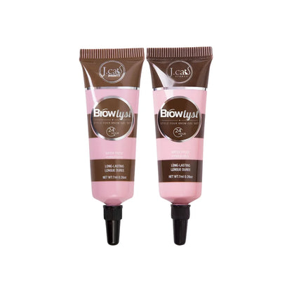 J.CAT BEAUTY Browlyst Brow Gel Set Brown