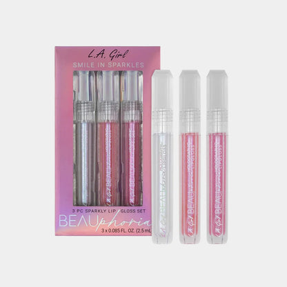 LA GIRL BeauPhoria 3Pc Holographic Lipgloss Set