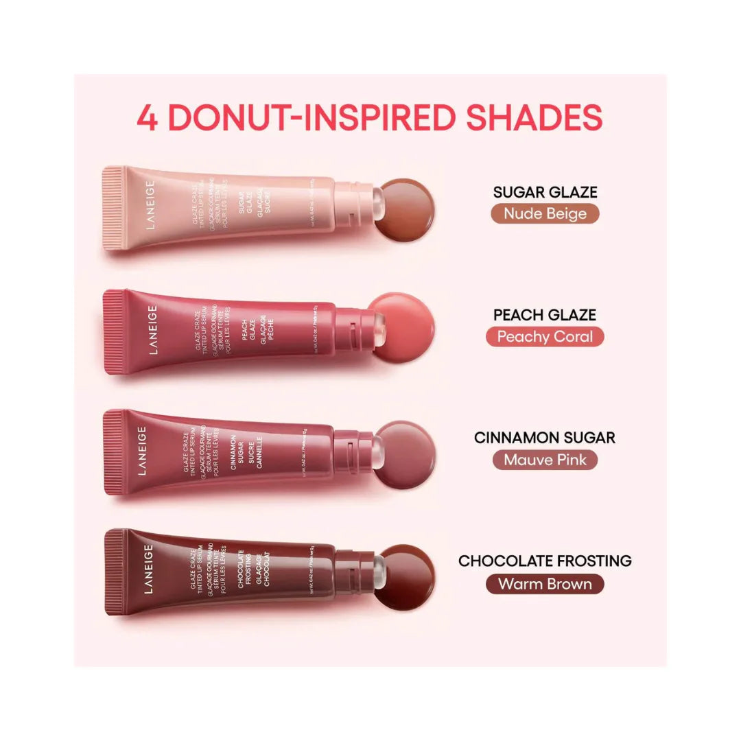 LANEIGE Glaze Craze Tinted Polypeptide Lip Serum