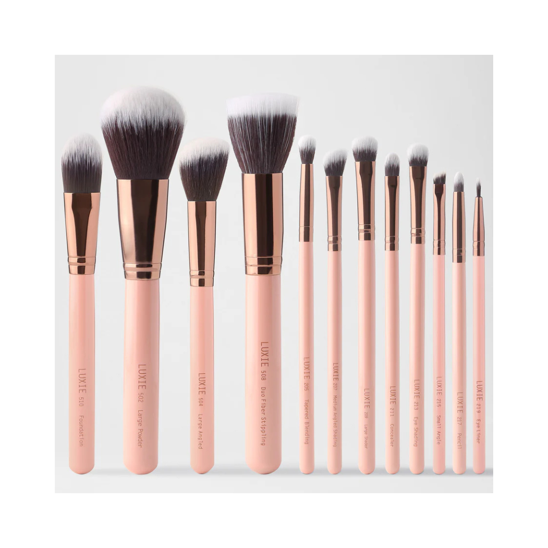 LUXIE BEAUTY Signature Rose Gold Brush Set
