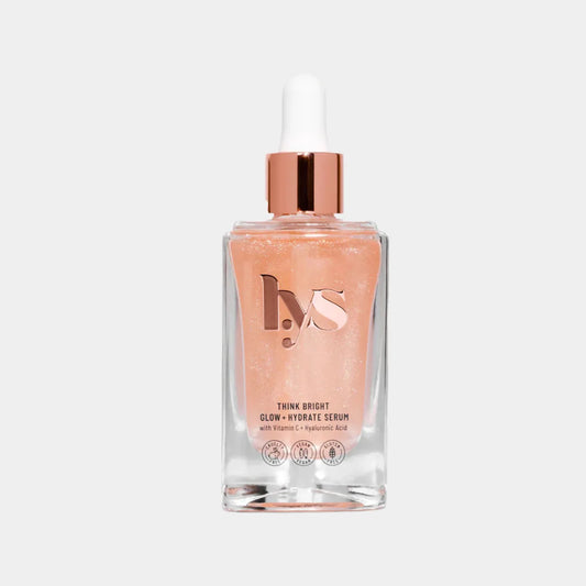 LYS BEAUTY Think Bright Glow + Hydrate Serum with Vitamin C & Hyaluronic Acid