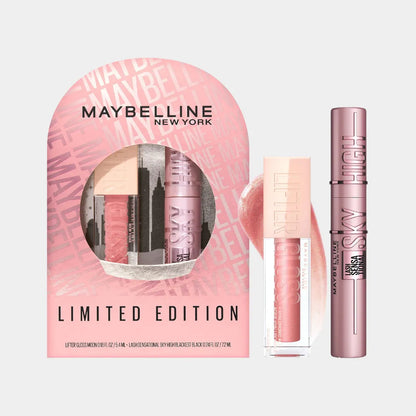 MAYBELLINE Lash Sensational Sky High Mascara and Lifter Gloss Gift Set