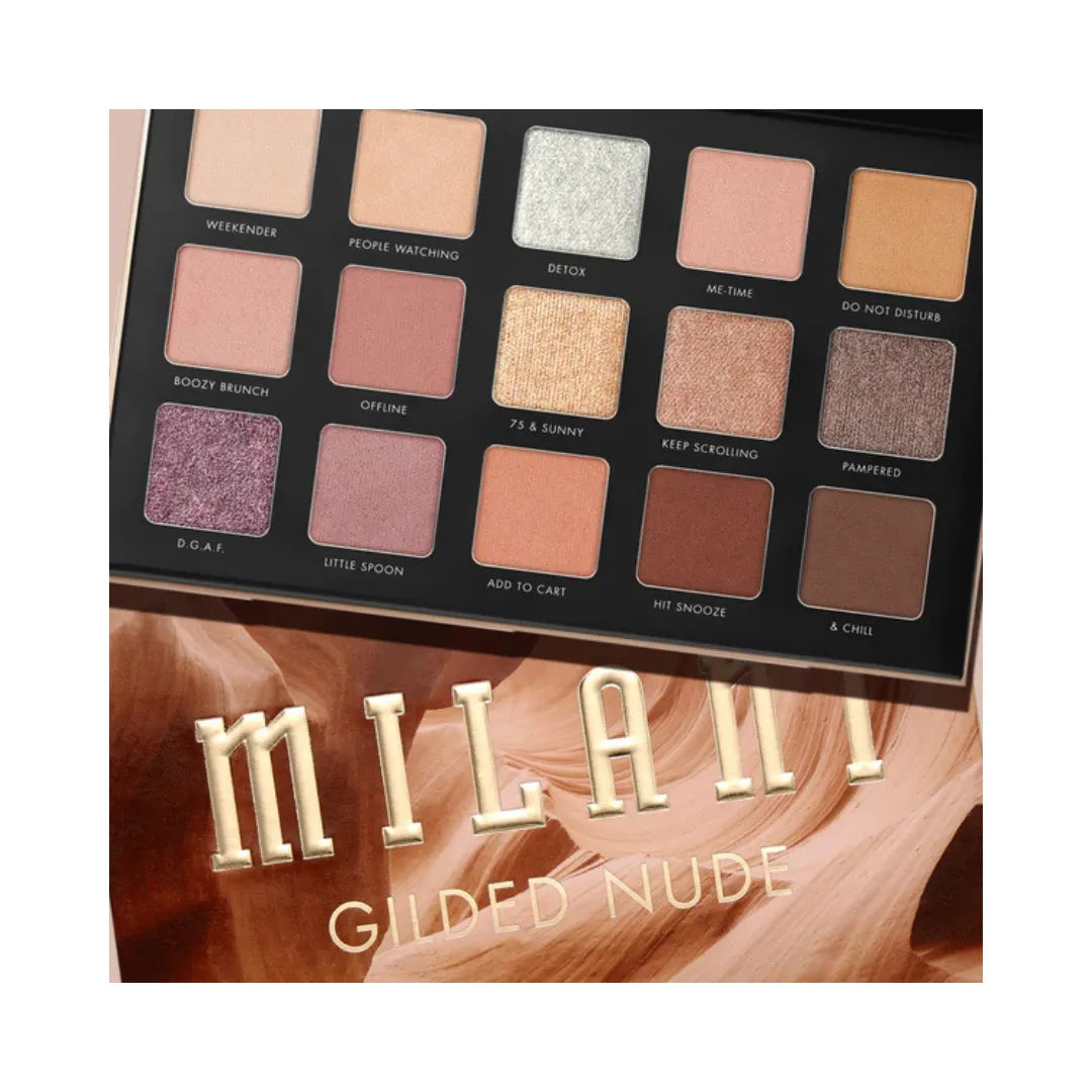 MILANI COSMETICS Gilded Nude Hyper Pigmented Eyeshadow Palette