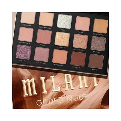 MILANI COSMETICS Gilded Nude Hyper Pigmented Eyeshadow Palette