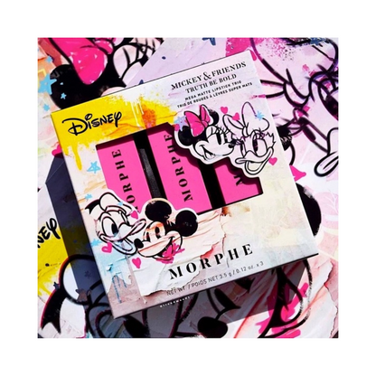 MORPHE Disney Mickey and Friends Truth Be Bold Mega Matte Lipstick Trio