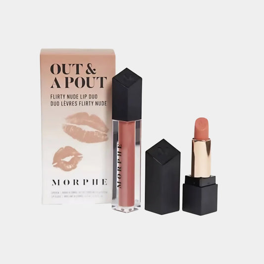 MORPHE Out & A Pout Flirty Nude Lip Duo