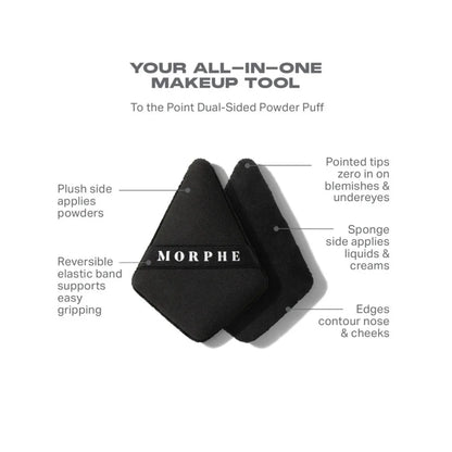 MORPHE To The Point Dual Sided Powder Puff