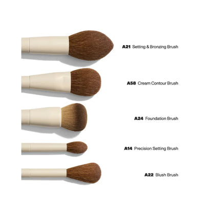 MORPHE x Ariel Signature Face 5 Piece Face Brush Set