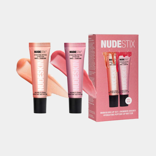 NUDESTIX Nudeglow Hydrating Peptide Lip Butter Duo Set