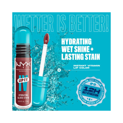 NYX PROFESSIONAL MAKEUP Lip I.V. Hydrating Lip Gloss Stain