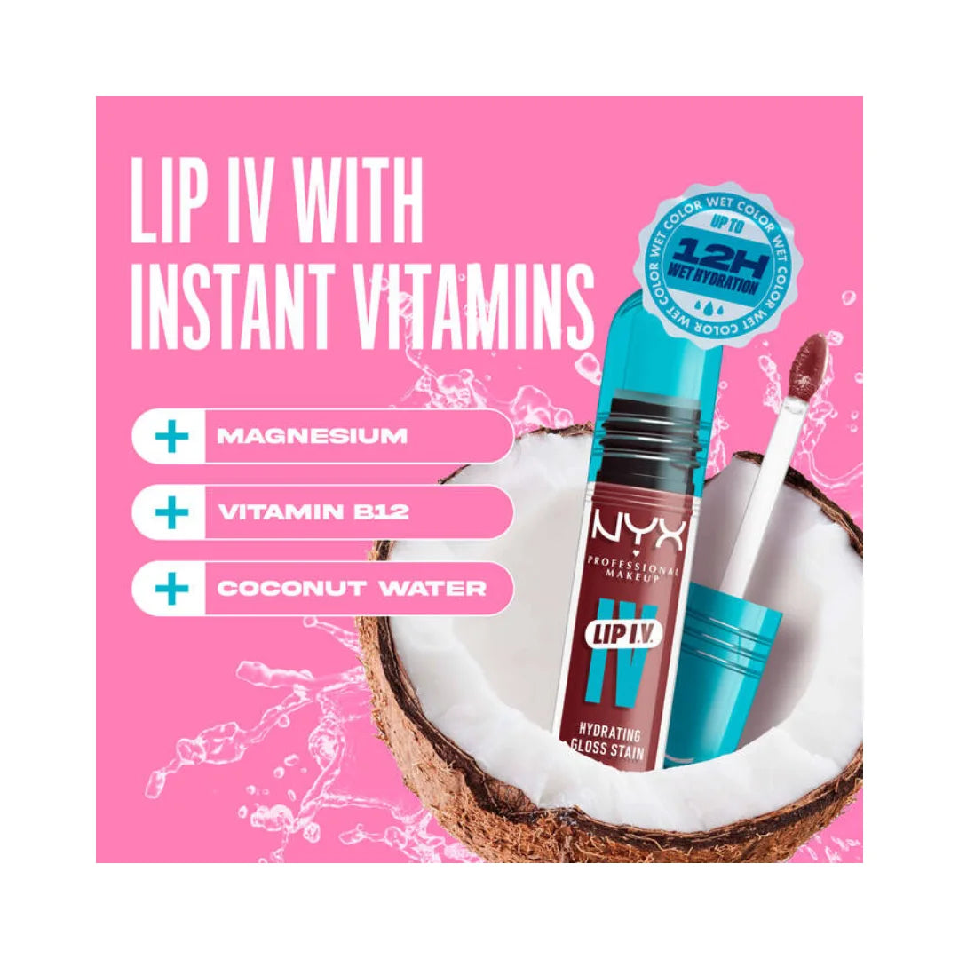 NYX PROFESSIONAL MAKEUP Lip I.V. Hydrating Lip Gloss Stain