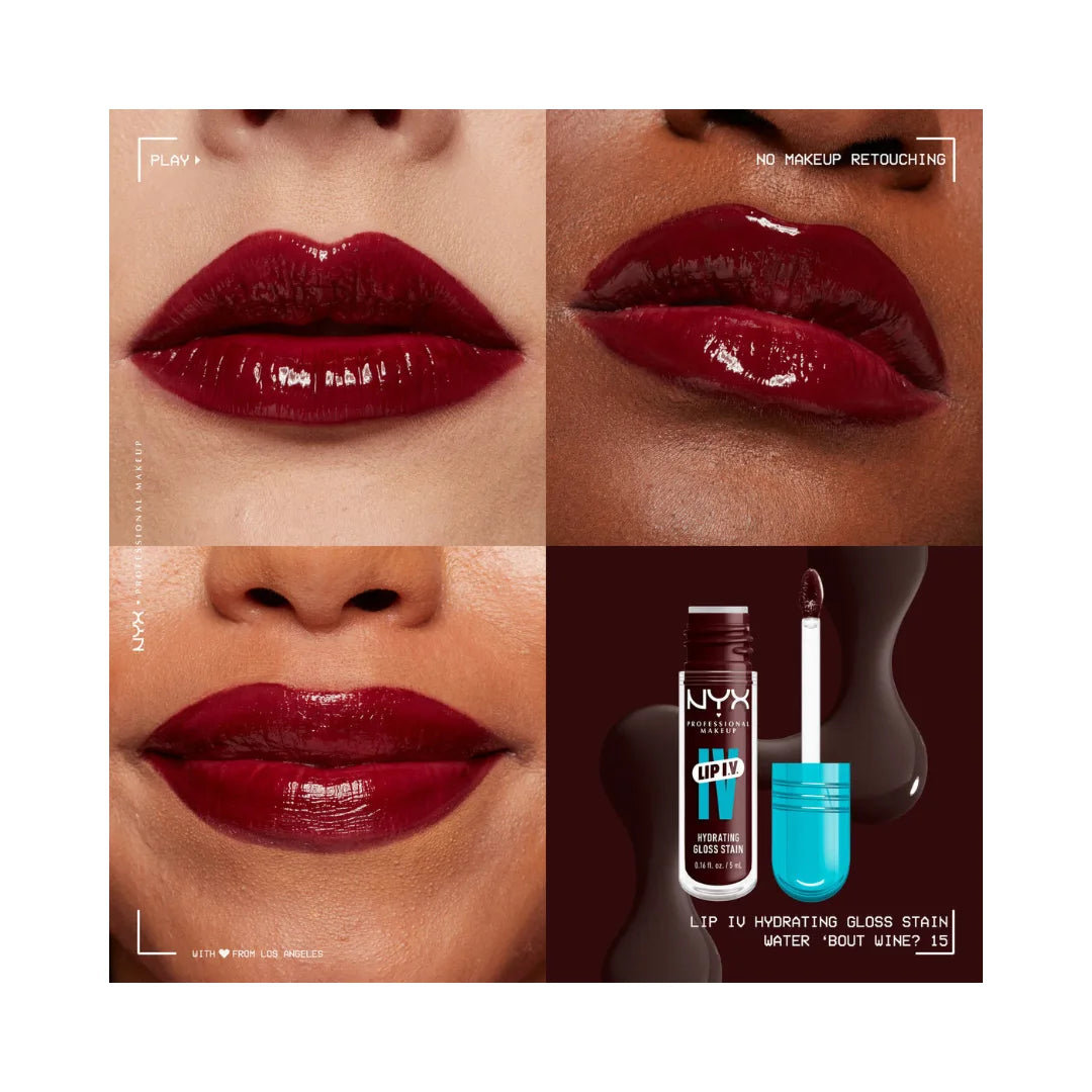 NYX PROFESSIONAL MAKEUP Lip I.V. Hydrating Lip Gloss Stain