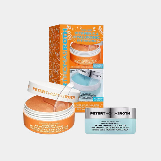 PETER THOMAS ROTH Full-Size Vitamin C & Hyaluronic Acid Eye Patches Set