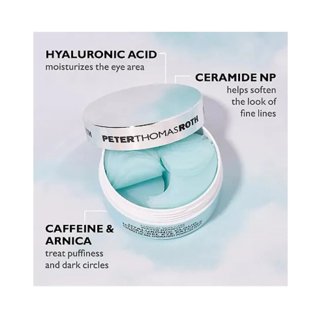 PETER THOMAS ROTH Full-Size Vitamin C & Hyaluronic Acid Eye Patches Set
