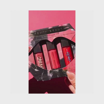 FENTY BEAUTY Glossy Posse Volume 7.0 Gloss Bomb Trio
