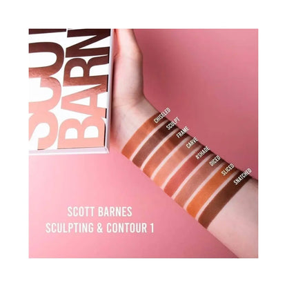 SCOTT BARNES Sculpting and Contour N°1 - Contour Palette