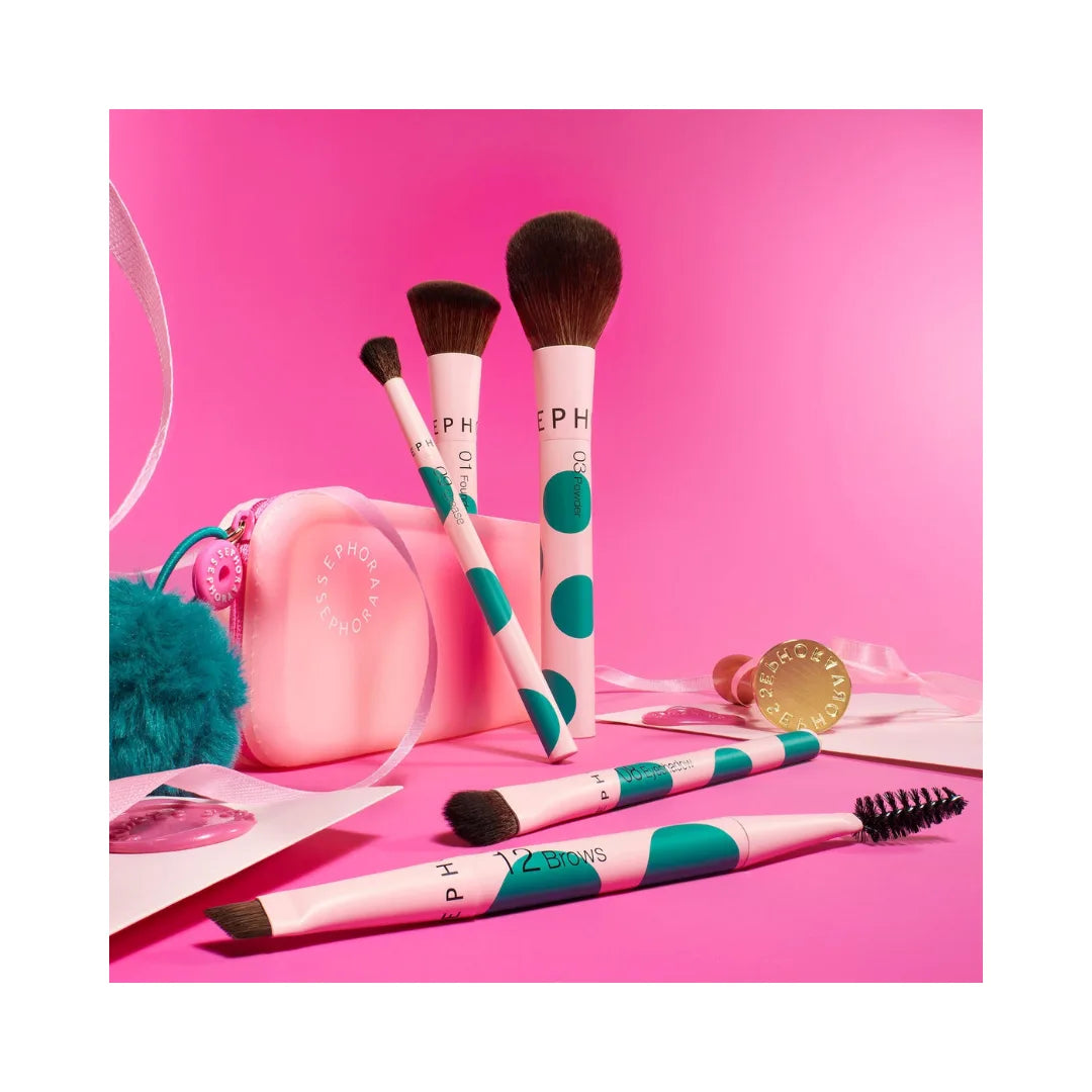 SEPHORA COLLECTION 5-Piece Face and Eye Brush Set