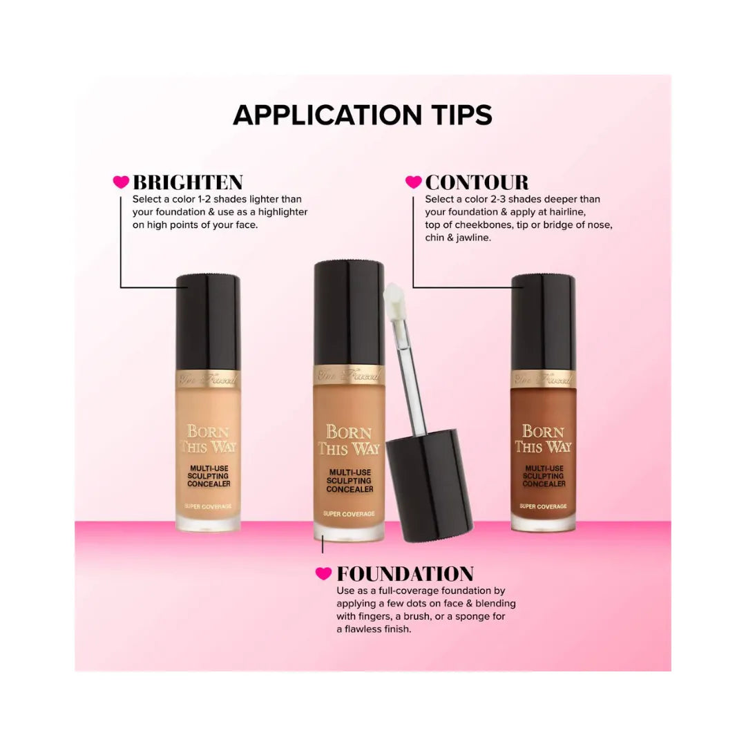 TOO FACED Born This Way Super Coverage Multi-Use Concealer