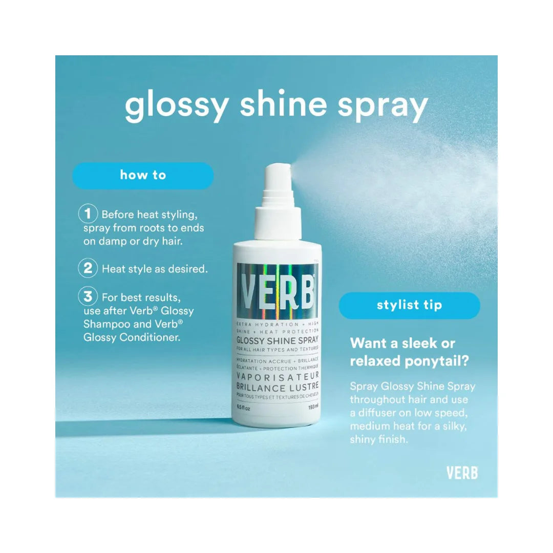VERB Glossy Shine Spray with Heat Protection